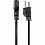 StarTech.com 10ft (3m) Computer Power Cord, NEMA 5-15P to C13, 10A 125V, 18AWG, Black Replacement AC PC Power Cord, TV/Monitor Power Cable
