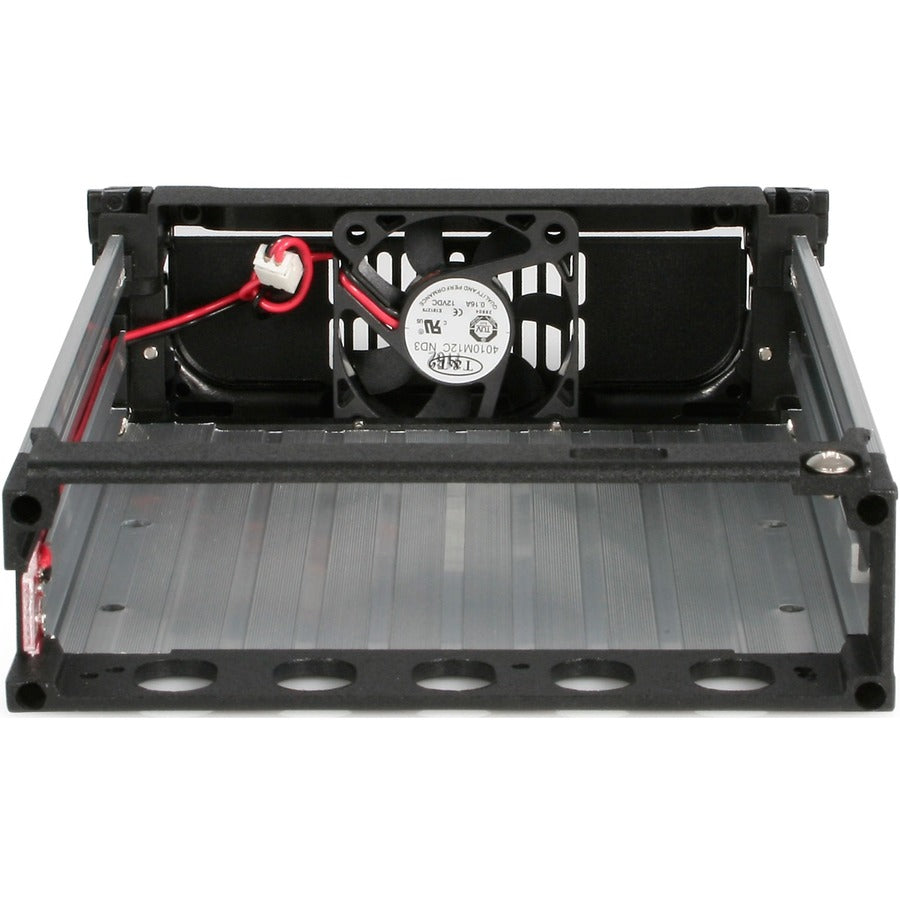 Tiroir pour disque dur SATA en aluminium noir StarTech.com - Rack de stockage mobile - noir