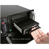 Tiroir pour disque dur SATA en aluminium noir StarTech.com - Rack de stockage mobile - noir