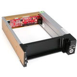 Tiroir pour disque dur SATA en aluminium noir StarTech.com - Rack de stockage mobile - noir