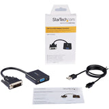 Câble adaptateur convertisseur actif DVI-D vers VGA StarTech.com - 1080p