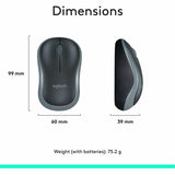 Logitech MK270 Wireless Keyboard and Mouse Combo for Windows, 2.4 GHz Wireless, Compact Mouse, 8 Multimedia and Shortcut Keys, 2-Year Battery Life, for PC, Laptop