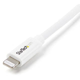 Câble StarTech.com Apple® Lightning vers USB 8 broches (2 m) pour iPhone/iPod/iPad (blanc)