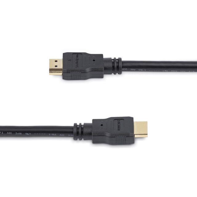 StarTech.com 8ft/2.4m HDMI Cable, 4K High Speed HDMI Cable with Ethernet, Ultra HD 4K 30Hz Video, HDMI 1.4 Cable, HDMI Monitor Cord, Black