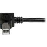 Câble USB 2.0 A vers B coudé StarTech.com de 3 m (M/M)