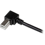 Câble USB 2.0 A vers B coudé StarTech.com de 3 m (M/M)