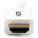 StarTech.com 10 ft CL3 Rated HDMI Cable w/ Ethernet, In Wall Rated HDMI Cable, 4K 30Hz UHD HDMI Cord, HDMI 1.4 Video/Display Cable, White