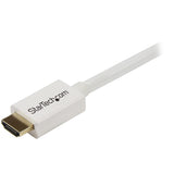 StarTech.com 10 ft CL3 Rated HDMI Cable w/ Ethernet, In Wall Rated HDMI Cable, 4K 30Hz UHD HDMI Cord, HDMI 1.4 Video/Display Cable, White
