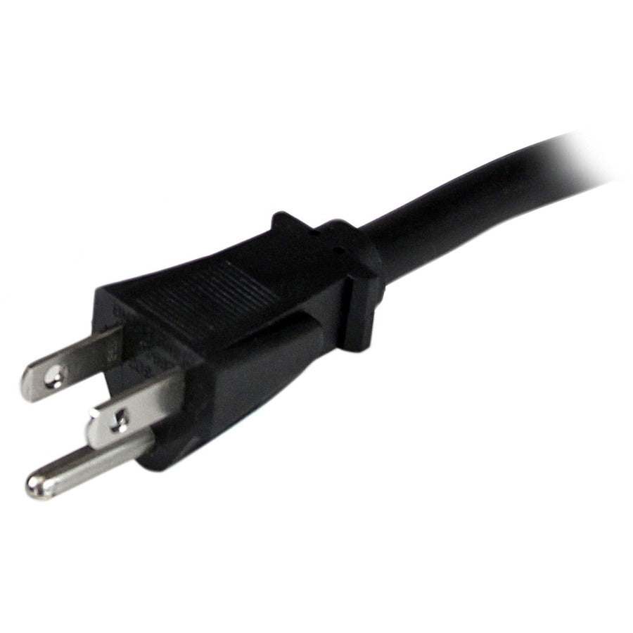 StarTech.com 4ft (1.2m) Heavy Duty Power Cord, NEMA 5-15P to C15, 15A 125V, 14AWG, Replacement AC Computer PC Power Supply Cable