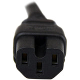 StarTech.com 8ft (2.4m) Heavy Duty Power Cord, NEMA5-15P to C15, 15A 125V, 14AWG, Replacement AC Computer PC Power Supply Cable