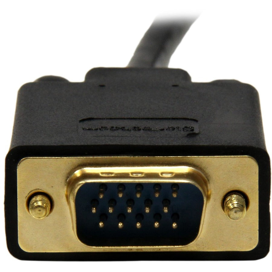 Câble adaptateur DisplayPort vers VGA StarTech.com de 3 m (10 pi), câble adaptateur DisplayPort vers VGA actif, vidéo 1080p, câble convertisseur DP vers VGA pour moniteur