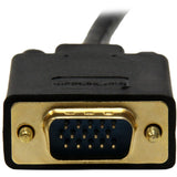 Câble adaptateur DisplayPort vers VGA StarTech.com de 4,6 m (15 pi), câble adaptateur DisplayPort vers VGA actif, vidéo 1080p, câble convertisseur DP vers VGA pour moniteur