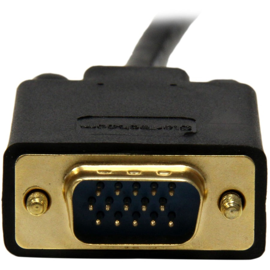 StarTech.com 3ft Mini DisplayPort to VGA Cable, Active Mini DP to VGA Adapter Cable, 1080p, mDP 1.2 to VGA Monitor/Display Converter Cable