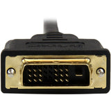 StarTech.com 2m (6.6 ft) Mini HDMI to DVI Cable, DVI-D to HDMI Cable (1920x1200p), HDMI Mini Male to DVI-D Male Display Cable Adapter
