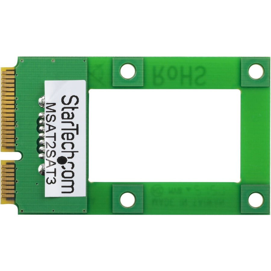 StarTech.com mSATA to SATA HDD / SSD Adapter - Mini SATA to SATA Converter Card