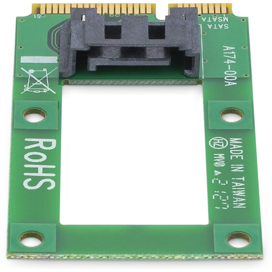 StarTech.com mSATA to SATA HDD / SSD Adapter - Mini SATA to SATA Converter Card