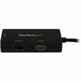 Adaptateur Mini DisplayPort StarTech.com - 3-en-1 - 1080p - Adaptateur pour écran - Hub adaptateur Mini DP vers HDMI/VGA/DVI