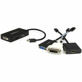 Adaptateur Mini DisplayPort StarTech.com - 3-en-1 - 1080p - Adaptateur pour écran - Hub adaptateur Mini DP vers HDMI/VGA/DVI