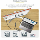 Adaptateur vidéo USB 3.0 fin StarTech.com