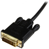 StarTech.com 3ft Mini DisplayPort to DVI Cable, Active Mini DP to DVI-D Adapter/Converter Cable, 1080p Video, mDP to DVI Monitor/Display