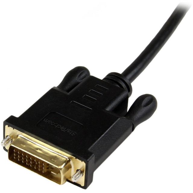 StarTech.com 6ft Mini DisplayPort to DVI Cable, Active Mini DP to DVI-D Adapter/Converter Cable, 1080p Video, mDP to DVI Monitor/Display
