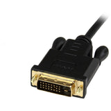 StarTech.com 6ft (1.8m) DisplayPort to DVI Cable, 1080p, Active DisplayPort to DVI-D Adapter/Converter Cable, DP 1.2 to DVI Monitor Cable
