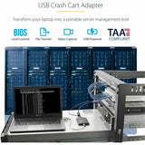 StarTech.com USB Crash Cart Adapter with File Transfer & Video Capture at 1920 x1200 60Hz