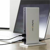 StarTech.com Dual-Monitor USB 3.0 Docking Station - DVI Outputs - Mac & Windows - DVI to VGA & DVI to HDMI Adapters Included - USB3SDOCKDD