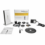 StarTech.com Dual-Monitor USB 3.0 Docking Station - DVI Outputs - Mac & Windows - DVI to VGA & DVI to HDMI Adapters Included - USB3SDOCKDD