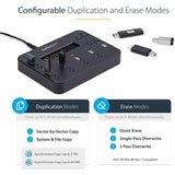 StarTech.com Standalone 1 to 5 USB Thumb Drive Duplicator/Eraser, Multiple USB Flash Drive Copier/Cloner, Sector-by-Sector Copy, Sanitizer