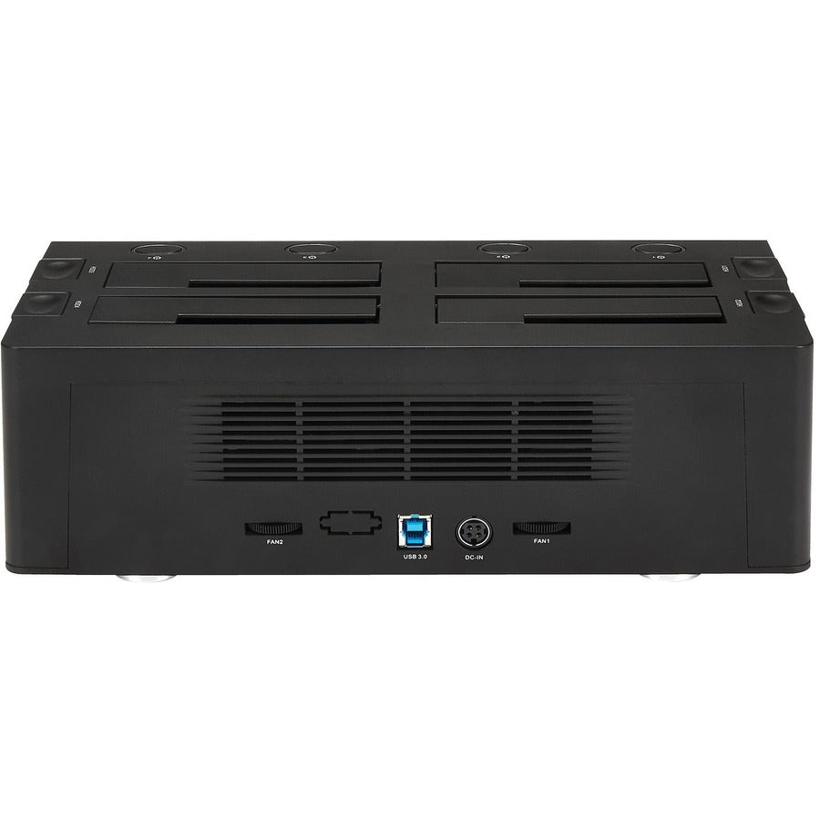 StarTech.com 4-Bay USB 3.0 to SATA Hard Drive Docking Station, 2.5/3.5" SATA III (6Gbps) SSD/HDD Dock, USB Hard Drive Bay, Top-Loading