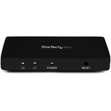 StarTech.com HDMI Splitter 1 In 2 Out - 4k 30Hz - 2 Port - Aluminum - HDMI Multi Port - HDMI Audio Splitter
