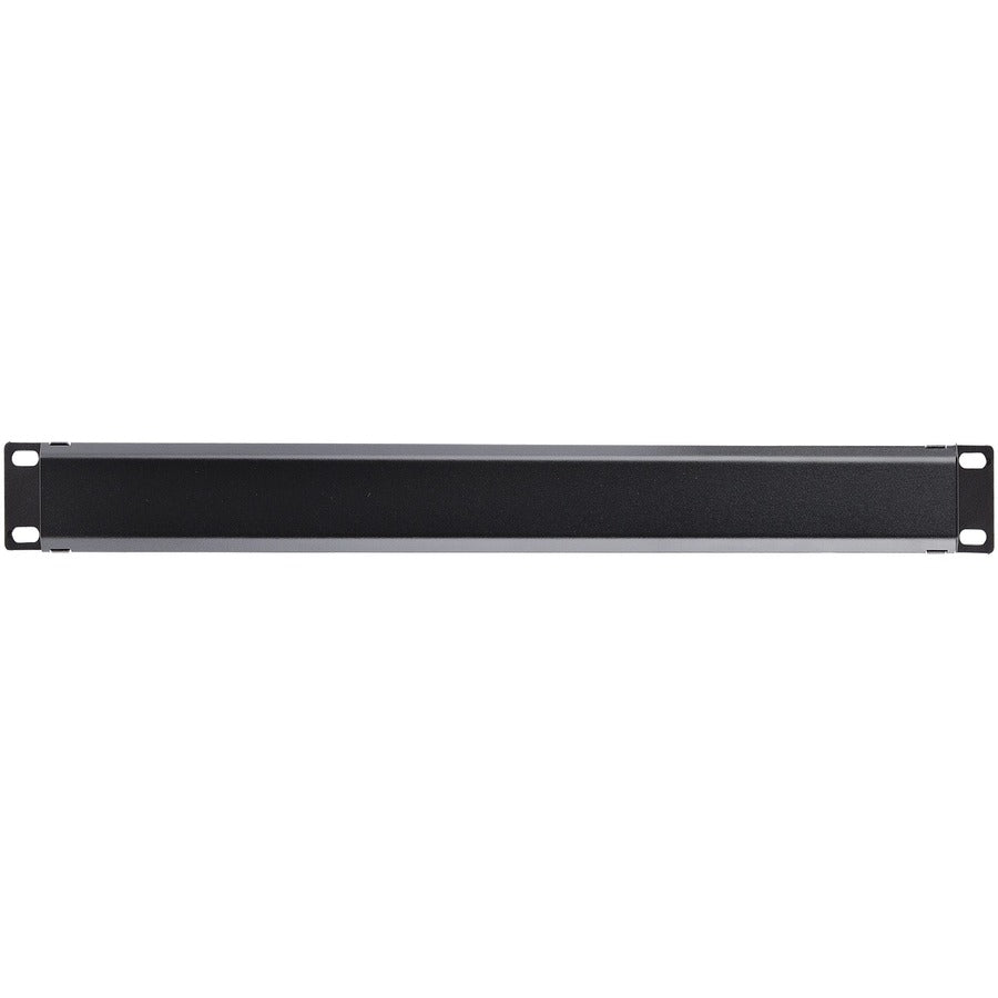 StarTech.com 1U Horizontal Finger Duct Rack Cable Management Panel with Cover