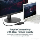StarTech.com USB 3.0 to DisplayPort Adapter, 4K 30Hz UHD, USB to DP Display Adapter, External Video/Graphics Card for Mac & Windows