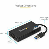 Adaptateur USB 3.0 vers HDMI StarTech.com, 4K 30 Hz UHD, adaptateur d'affichage USB vers HDMI, carte vidéo/graphique externe pour Mac et Windows