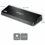 StarTech.com USB 3.0 Docking Station Dual Monitor with HDMI & 4K DisplayPort - 4x USB-A, Ethernet - USB Type A Universal Laptop Dock