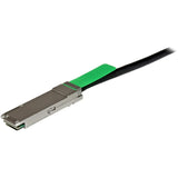 StarTech.com MSA Uncoded Compatible 2m 40G QSFP+ to QSFP+ Direct Attach Cable - 40 GbE QSFP+ Copper DAC 40 Gbps Low Power Passive Twinax