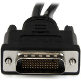 StarTech.com 8" DMS-59 to Dual DisplayPort Adapter Cable, 4K x 2K, DMS 59 pin (M) to 2x DP 1.2 (F) Splitter Y Cable, LFH to 2x DP Monitors