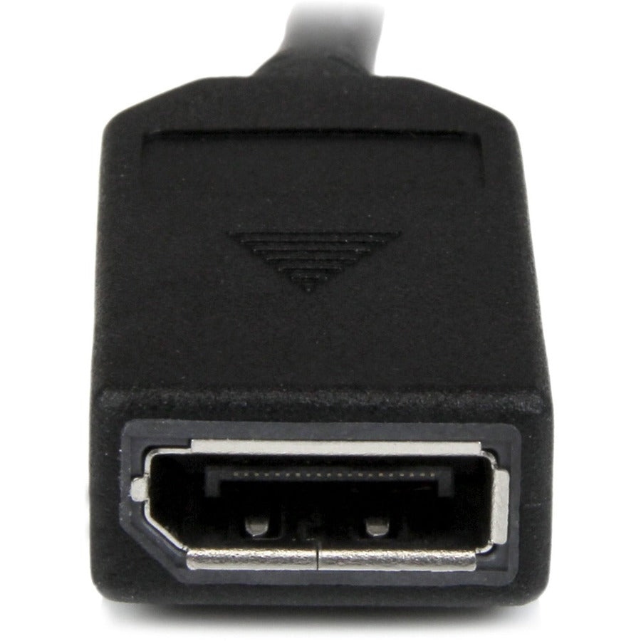 StarTech.com 8" DMS-59 to Dual DisplayPort Adapter Cable, 4K x 2K, DMS 59 pin (M) to 2x DP 1.2 (F) Splitter Y Cable, LFH to 2x DP Monitors