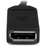 StarTech.com 8" DMS-59 to Dual DisplayPort Adapter Cable, 4K x 2K, DMS 59 pin (M) to 2x DP 1.2 (F) Splitter Y Cable, LFH to 2x DP Monitors