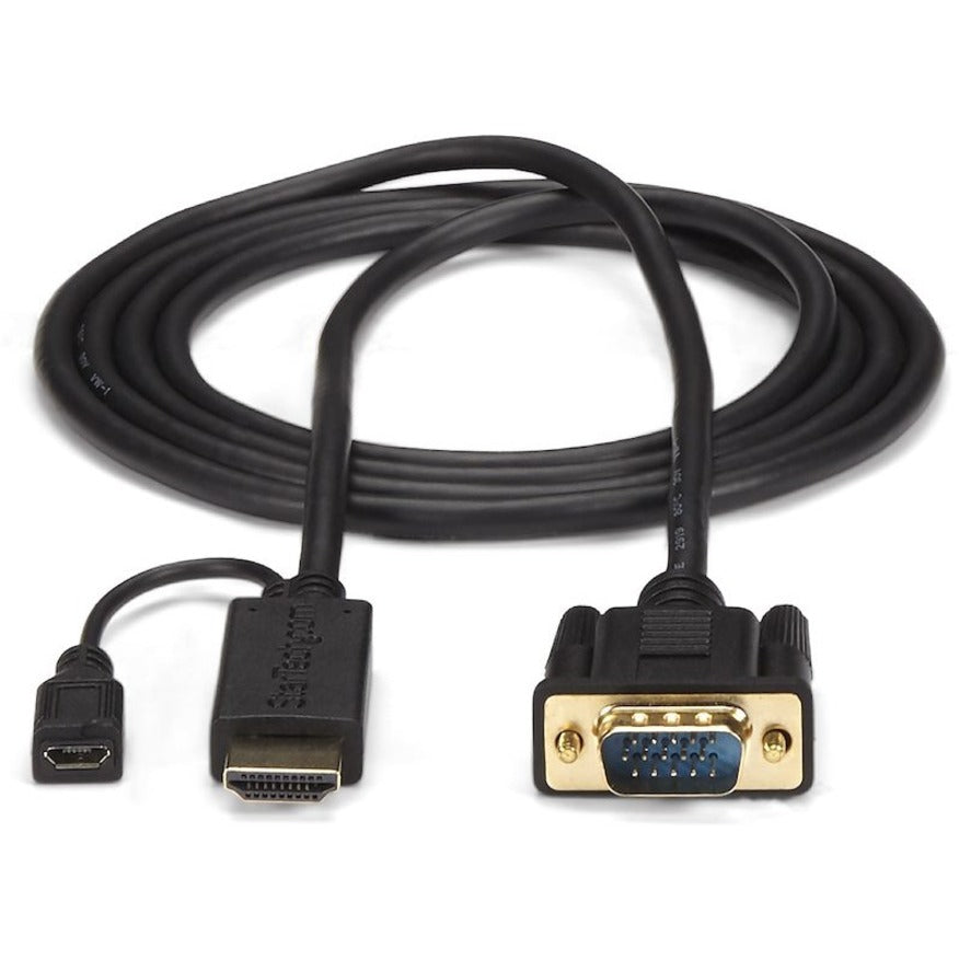 Câble HDMI vers VGA StarTech.com - 3 m - 1080p - 1920 x 1200 - Câble HDMI actif - Câble moniteur - Câble ordinateur