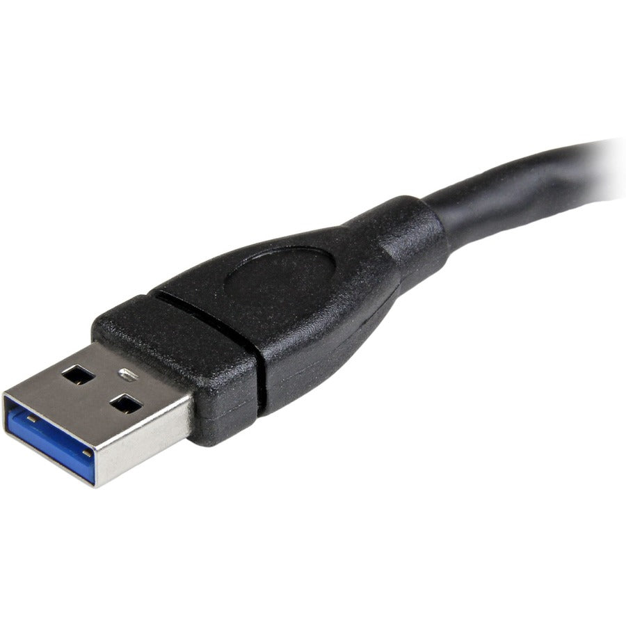 Câble adaptateur d'extension USB 3.0 (5 Gbit/s) StarTech.com de 15 cm (6 po) noir, type A vers type A (M/F)