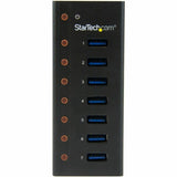Hub USB 3.0 7 ports StarTech.com - 5 Gbit/s - Boîtier métallique pour bureau ou montage mural