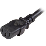 Rallonge robuste StarTech.com de 1 m (3 pi), câble d'alimentation noir IEC C13 vers IEC C20, 15 A, 125 V, 14 AWG, gros calibre