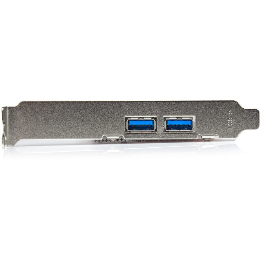 Carte PCI Express USB 3.0 StarTech.com 4 ports - 5 Gbit/s - 2 externes et 2 internes (IDC) - Alimentation SATA