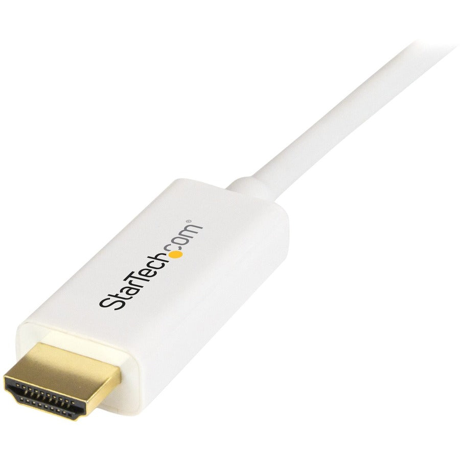 Câble convertisseur Mini DisplayPort vers HDMI StarTech.com - 1 m - 4K - Blanc
