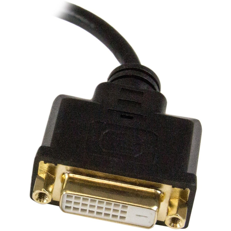 Adaptateur Micro HDMI vers DVI StarTech.com, convertisseur Micro HDMI vers DVI, appareil Micro HDMI Type-D vers écran/écran DVI-D, câble 20 cm