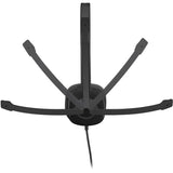 Logitech H151 Stereo Headset with Rotating Boom Mic (Black) - Stereo - 3.5MM AUDIO JACK CONNECTION - Wired - In-Line Control - 22 Ohm - 20 Hz - 20 kHz - Over-the-head - 5.9 ft Cable - Black
