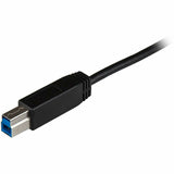 StarTech.com 1m 3 ft USB C to USB B Printer Cable M/M - USB 3.1 (10Gbps) - USB B Cable - USB C to USB B Cable - USB Type C to Type B Cable