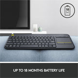 Logitech K400 Plus Touchpad Wireless Keyboard